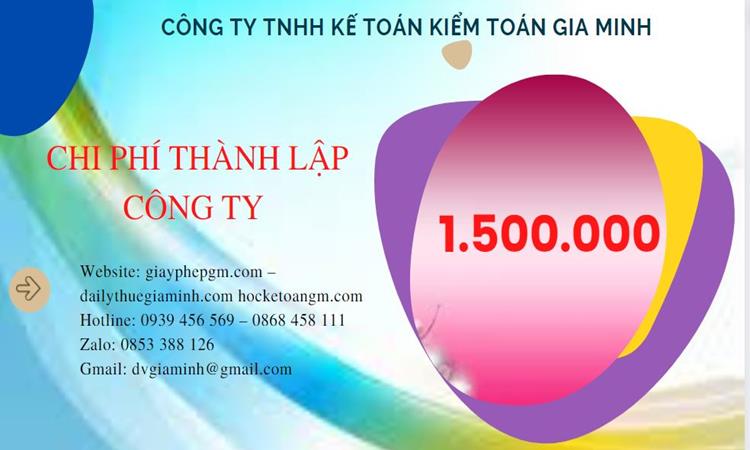 Chi phí thành lập doanh nghiệp trọn gói tại Quận Hai Bà Trưng