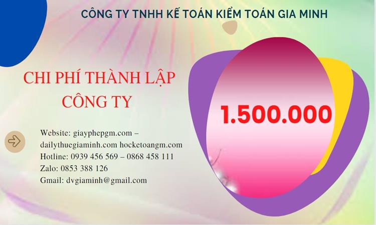 Chi phí thành lập doanh nghiệp trọn gói tại Quận Hoàng Mai