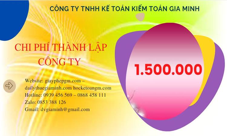 Chi phí thành lập doanh nghiệp trọn gói tại Quận Long Biên
