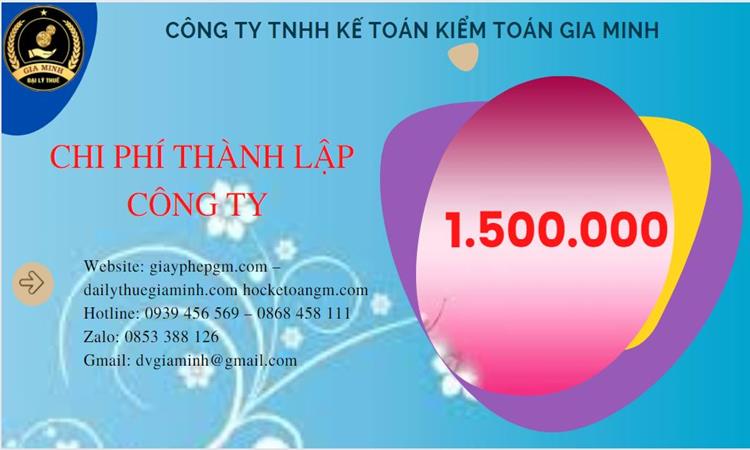 Chi phí thành lập doanh nghiệp trọn gói tại Thái Bình