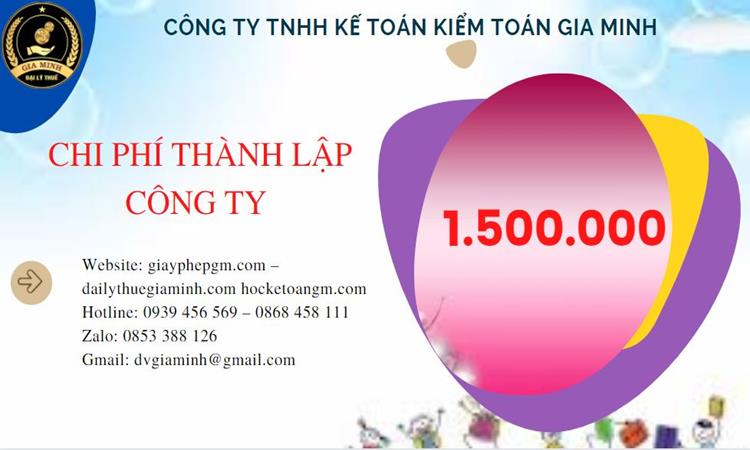 Chi phí thành lập doanh nghiệp trọn gói tại Thanh Hóa
