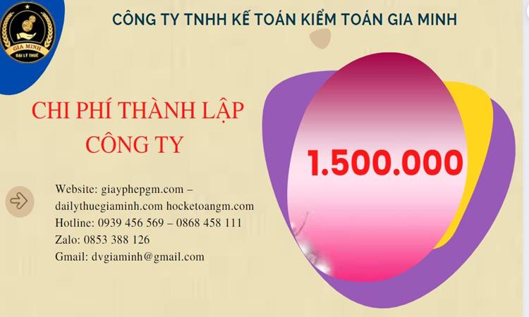Chi phí thành lập doanh nghiệp trọn gói tại Thành Phố Phủ Lý