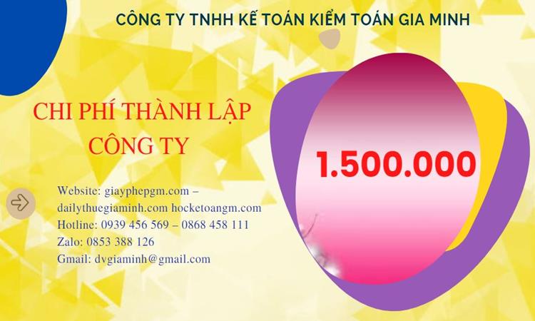 Chi phí thành lập doanh nghiệp trọn gói tại Thành Phố Thủ Đức