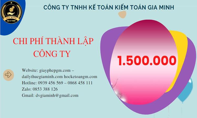 Chi phí thành lập doanh nghiệp trọn gói tại Tuyên Quang