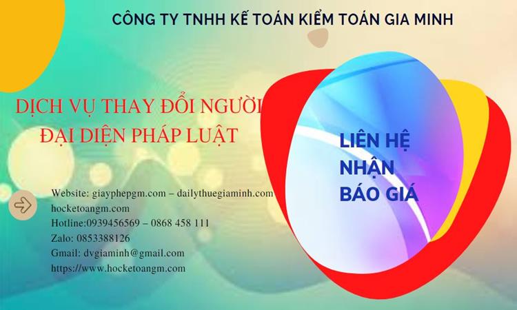 Dịch vụ thay đổi người đại diện pháp luật tại Kon Tum 5 Chi phí dịch vụ thay đổi người đại diện pháp luật tại Kon Tum