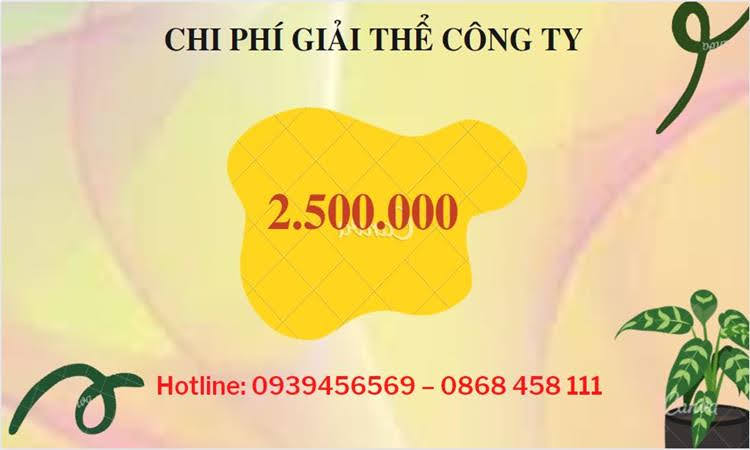 Đăng ký giải thể chi nhánh ở Huyện Nhà Bè