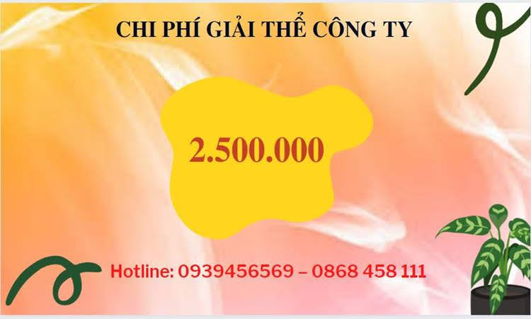 Đăng ký giải thể chi nhánh ở Huyện Sóc Sơn