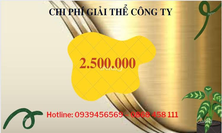 Đăng ký giải thể chi nhánh ở Huyện Tiên Lữ