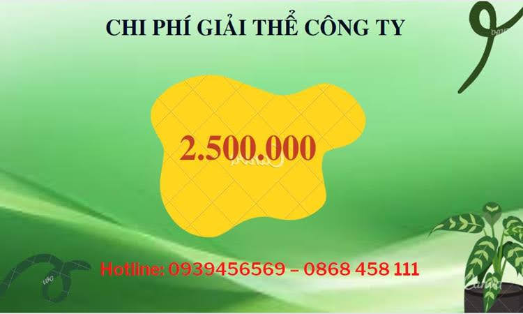 Đăng ký giải thể chi nhánh ở Lào Cai