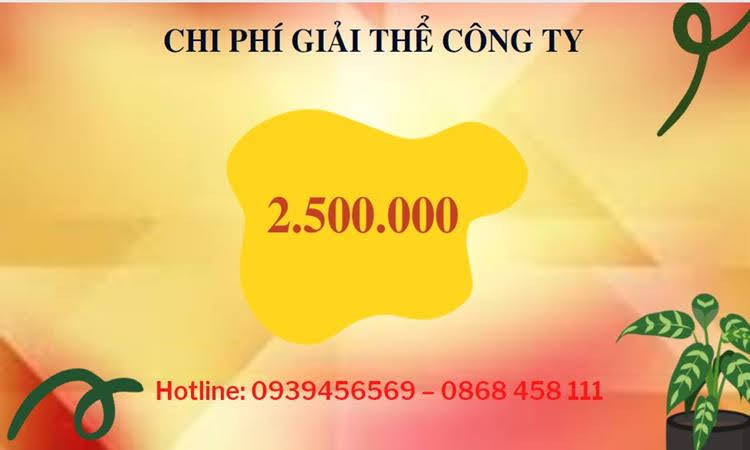 THỦ TỤC GIẢI THỂ CHI NHÁNH CÔNG TY TNHH 2 THÀNH VIÊN Ở TUYÊN QUANG 5 Đăng ký giải thể chi nhánh ở Tuyên Quang