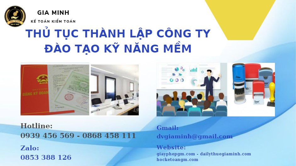 thành lập công ty đào tạo kỹ năng mềm