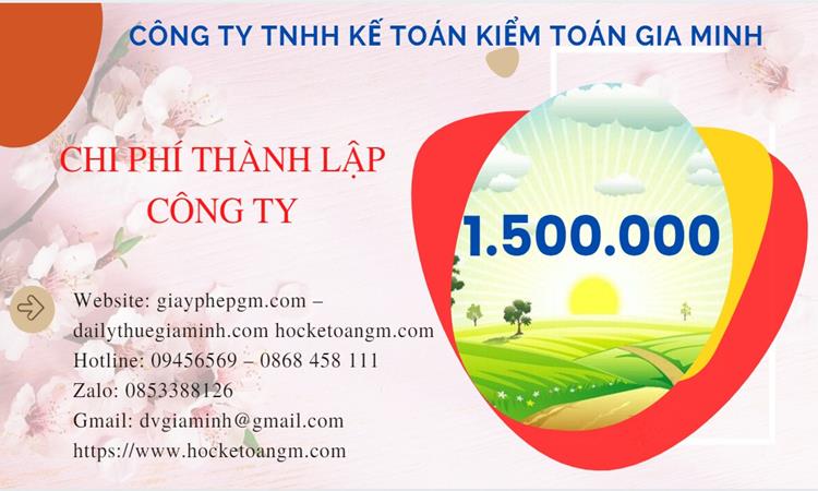 Thủ tục thành lập công ty thủy hải sản tại Huyện Chương Mỹ