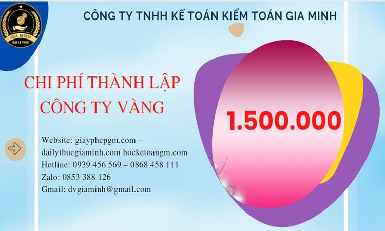 Đăng ký thành lập công ty vàng bạc ở An Giang