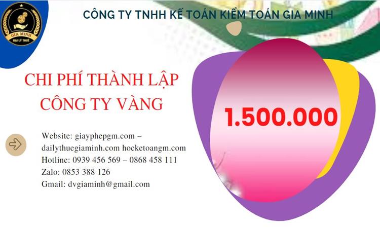 Đăng ký thành lập công ty vàng bạc ở Bến Tre