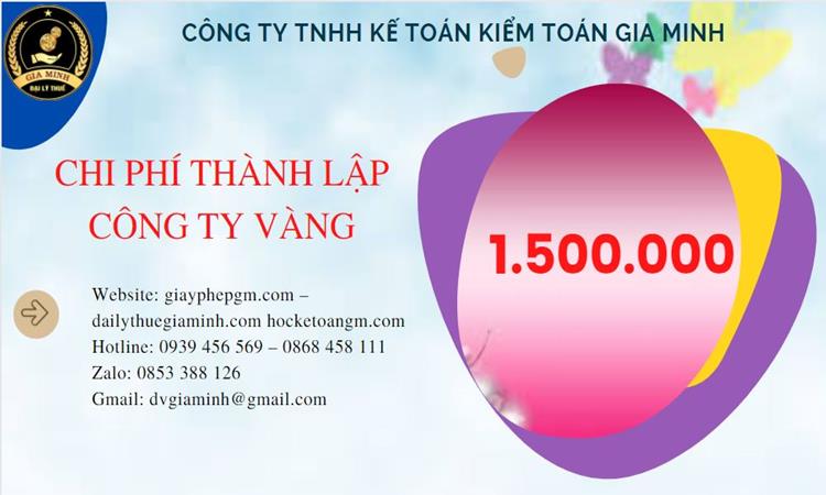 Đăng ký thành lập công ty vàng bạc ở Bình Định