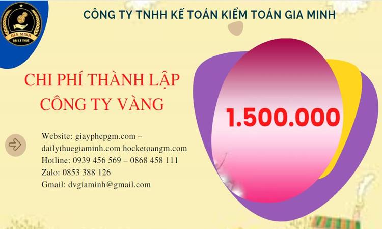 Đăng ký thành lập công ty vàng bạc ở Bình Dương