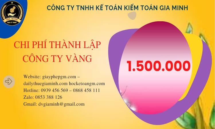 Đăng ký thành lập công ty vàng bạc ở Bình Phước
