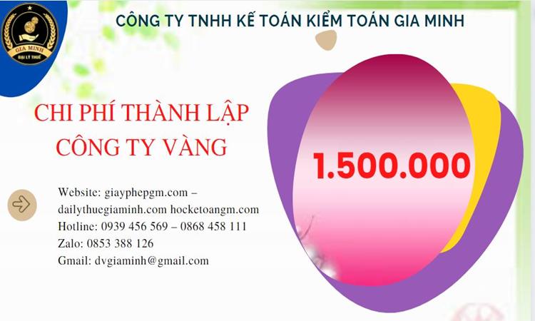 Đăng ký thành lập công ty vàng bạc ở Bình Thuận