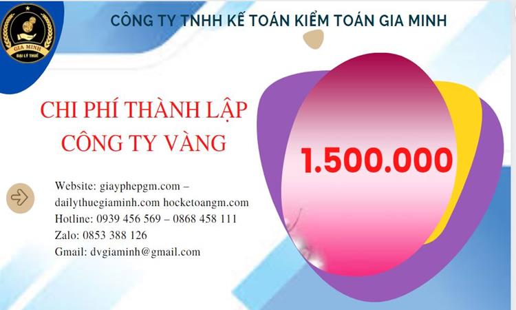 Đăng ký thành lập công ty vàng bạc ở Hà Giang