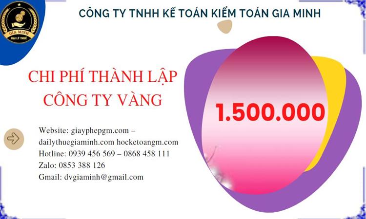 Đăng ký thành lập công ty vàng bạc ở Huế