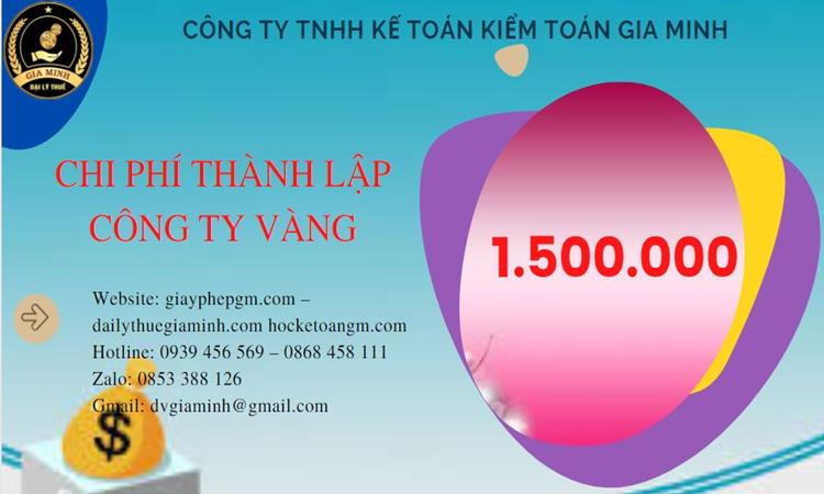 Đăng ký thành lập công ty vàng bạc ở Huyện Ba Vì
