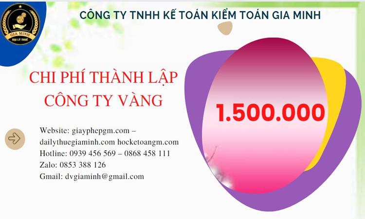 Đăng ký thành lập công ty vàng bạc ở Huyện Cần Giờ