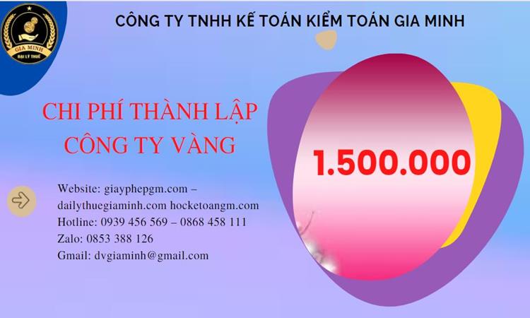 Đăng ký thành lập công ty vàng bạc ở Huyện Cờ Đỏ