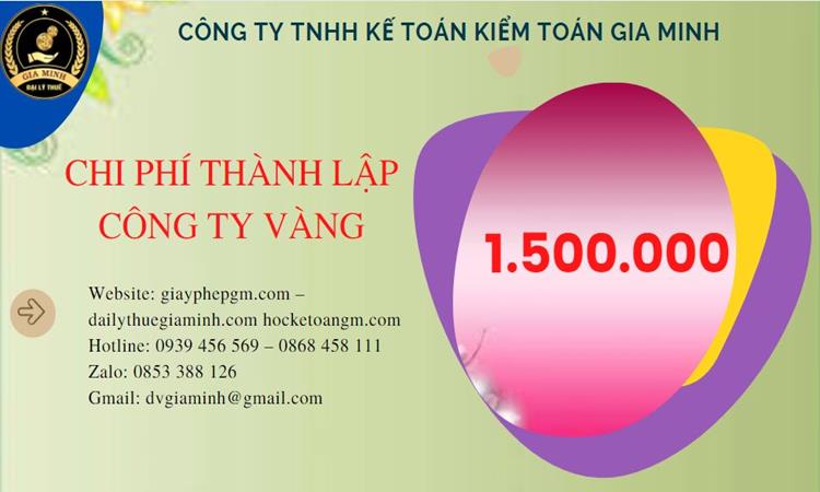 Đăng ký thành lập công ty vàng bạc ở Huyện Củ Chi