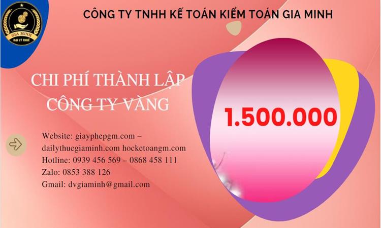 Đăng ký thành lập công ty vàng bạc ở Huyện Vĩnh Thạnh
