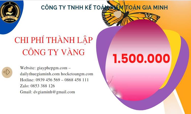 Đăng ký thành lập công ty vàng bạc ở Khánh Hòa