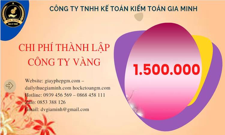 Đăng ký thành lập công ty vàng bạc ở Lào Cai