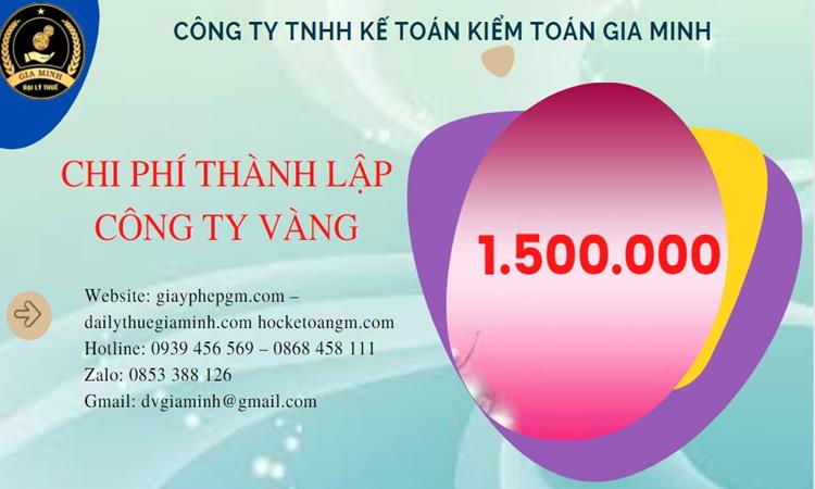 Đăng ký thành lập công ty vàng bạc ở Phú Thọ