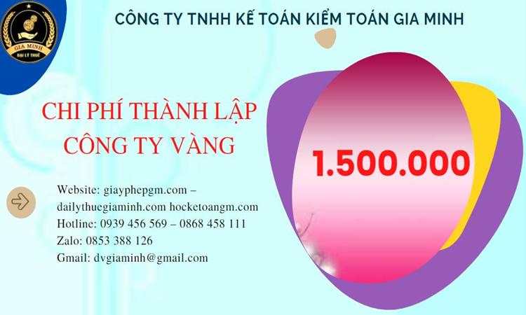 Đăng ký thành lập công ty vàng bạc ở Phú Yên