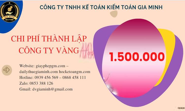 Đăng ký thành lập công ty vàng bạc ở Quận 11