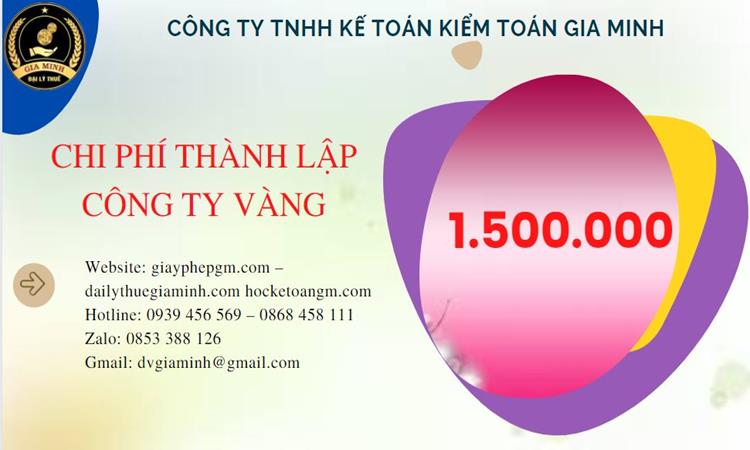 Đăng ký thành lập công ty vàng bạc ở Quận 5