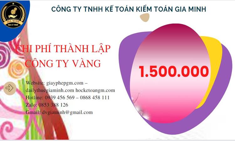 Đăng ký thành lập công ty vàng bạc ở Quận Đống Đa