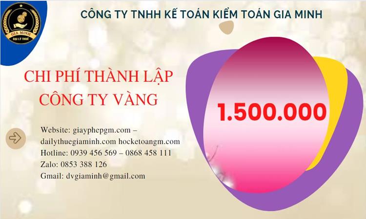 Đăng ký thành lập công ty vàng bạc ở Quận Hoàng Mai