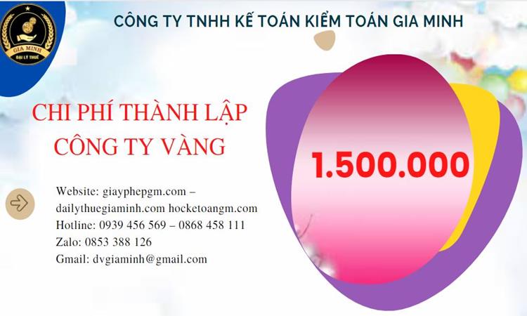 Đăng ký thành lập công ty vàng bạc ở Quận Tân Bình
