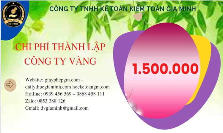 Đăng ký thành lập công ty vàng bạc ở Quận Tân Phú