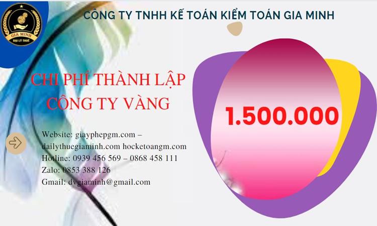 Đăng ký thành lập công ty vàng bạc ở Quảng Bình
