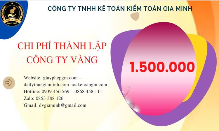 Đăng ký thành lập công ty vàng bạc ở Quảng Nam