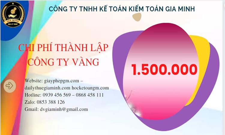Đăng ký thành lập công ty vàng bạc ở Quảng Ngãi