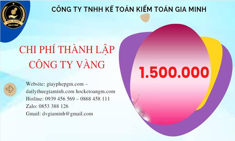 Đăng ký thành lập công ty vàng bạc ở Sơn La