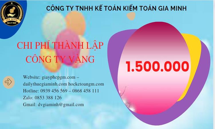 Đăng ký thành lập công ty vàng bạc ở Thái Bình