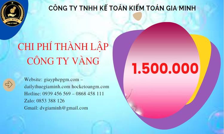 Đăng ký thành lập công ty vàng bạc ở Thanh Hóa