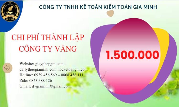 Đăng ký thành lập công ty vàng bạc ở Thành Phố Hồ Chí Minh