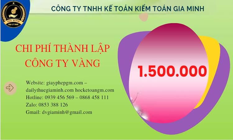 Đăng ký thành lập công ty vàng bạc ở Thành Phố Thủ Đức