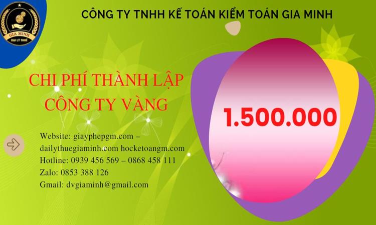 Đăng ký thành lập công ty vàng bạc ở Thị xã Duy Tiên