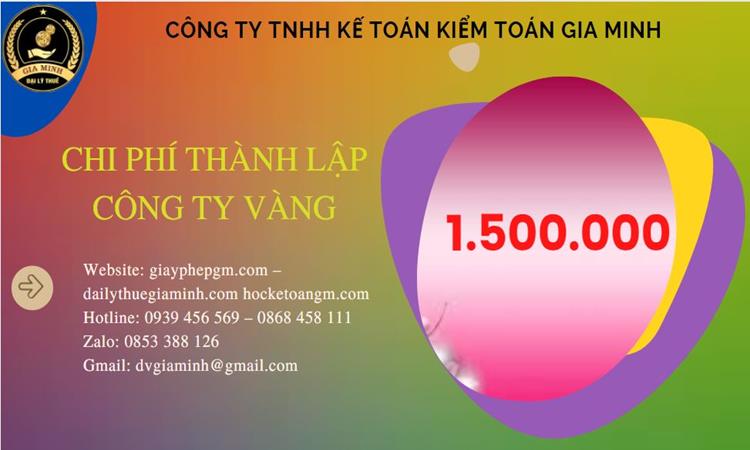 Đăng ký thành lập công ty vàng bạc ở Tiền Giang