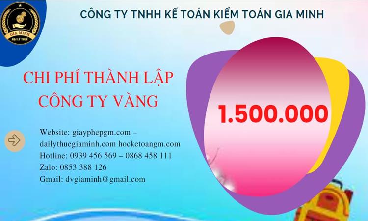 Đăng ký thành lập công ty vàng bạc ở TP Hà Nội